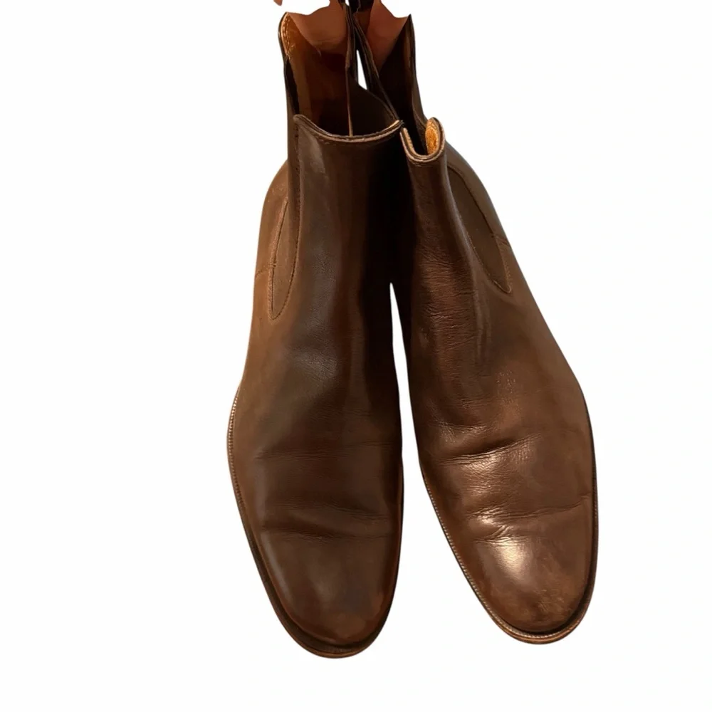 Neiman Marcus Dark Brown‎ Leather Boots ilga women’s size 7.5
